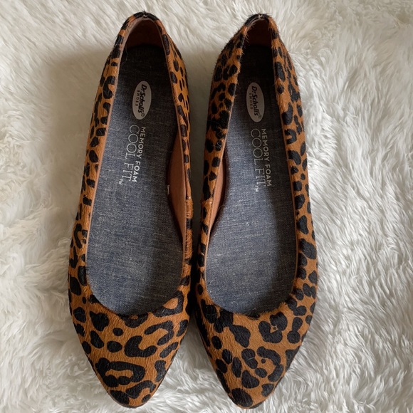 Dr Scholls Memory Foam Cheetah Print Flats - Picture 4 of 5